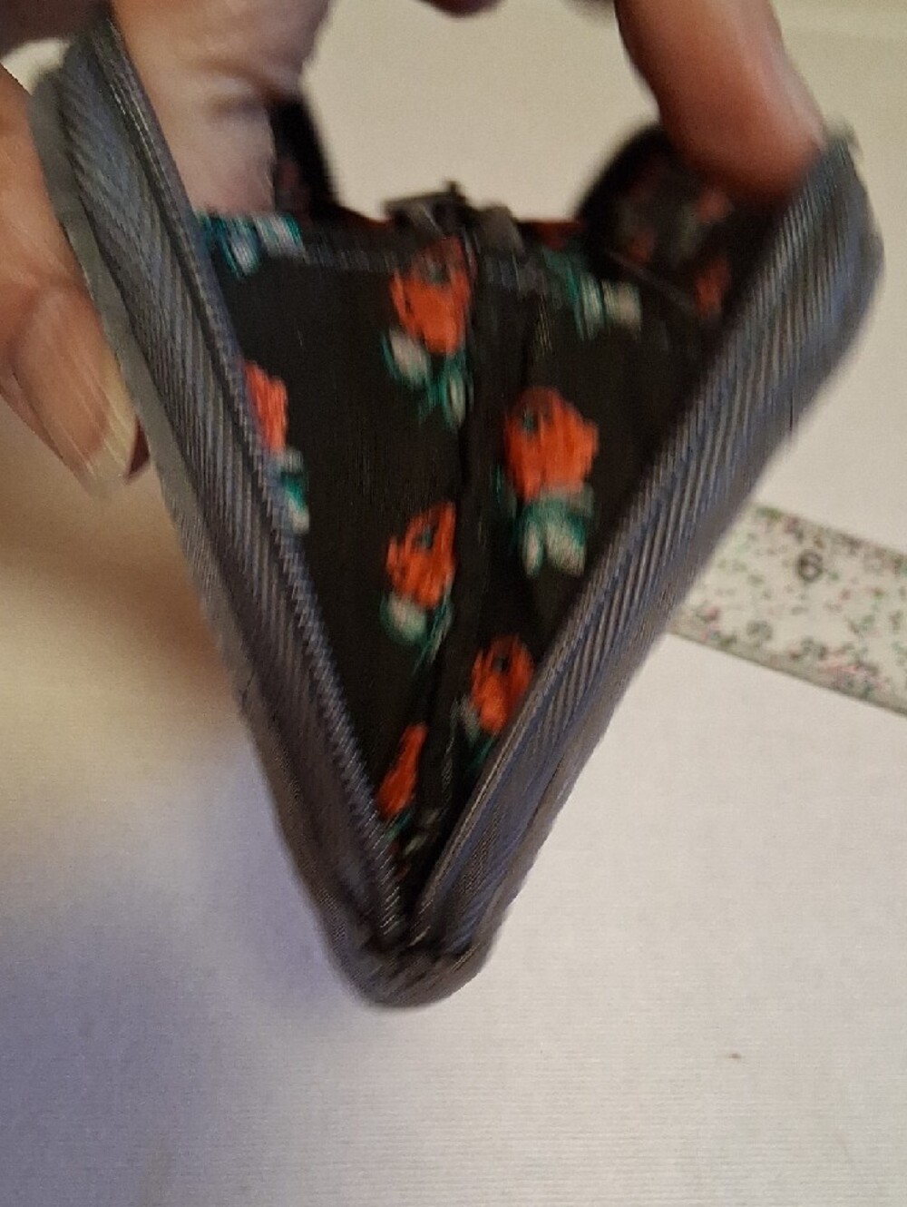 Vera Bradley Quilted Zip Wallet in Charcoal - Picture 5 of 5